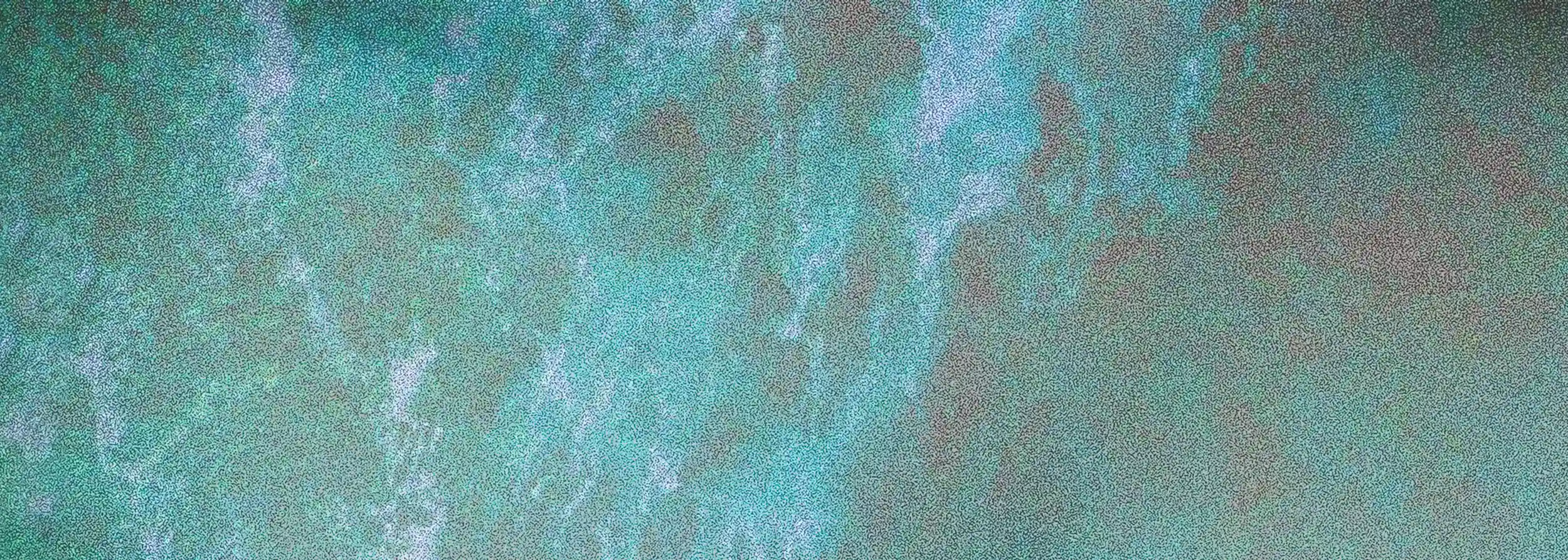Sezione dell'opera Ti respiro sottovoce, sintesi tra traccia materica e digital painting