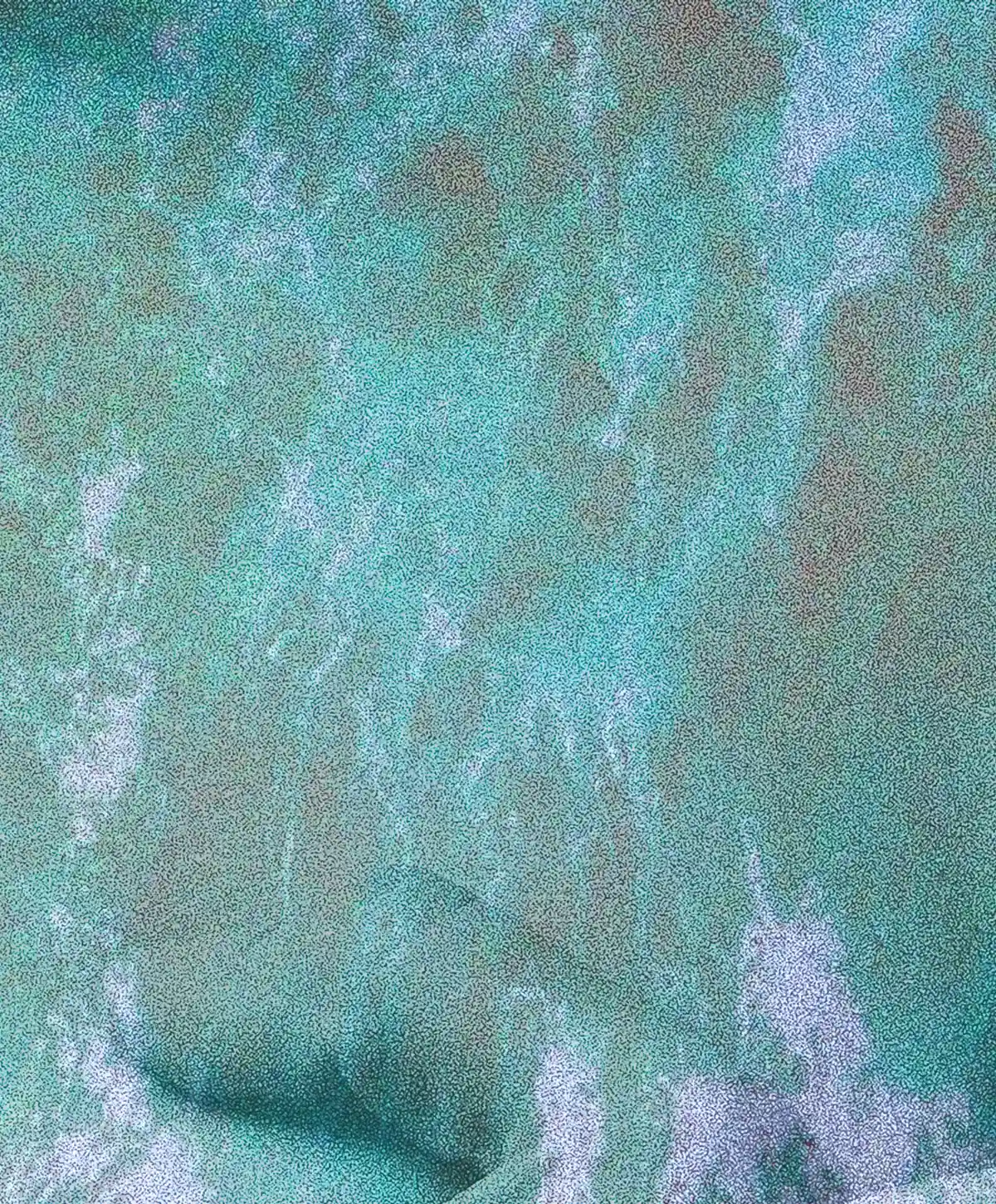 Sezione dell'opera Ti respiro sottovoce, sintesi tra traccia materica e digital painting